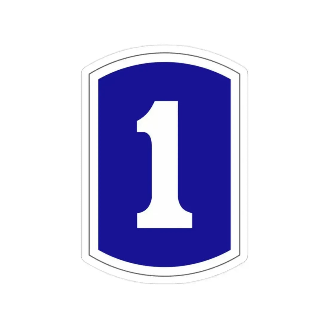 1 Infantry Brigade (U.S. Army) Transparent STICKER Die-Cut Vinyl Decal 2 Inch - The Sticker Space