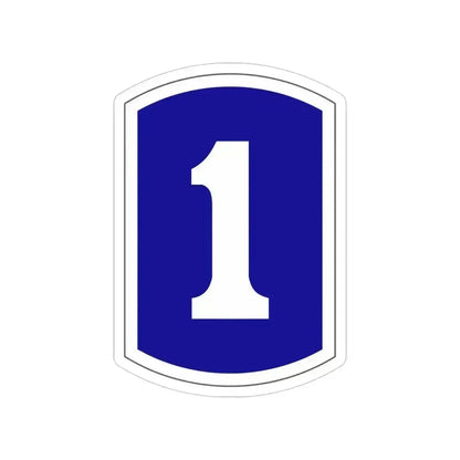 1 Infantry Brigade (U.S. Army) Transparent STICKER Die-Cut Vinyl Decal 5 Inch - The Sticker Space