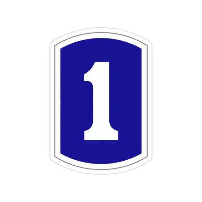 1 Infantry Brigade (U.S. Army) Transparent STICKER Die-Cut Vinyl Decal 5 Inch - The Sticker Space