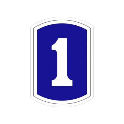 1 Infantry Brigade (U.S. Army) Transparent STICKER Die-Cut Vinyl Decal - The Sticker Space