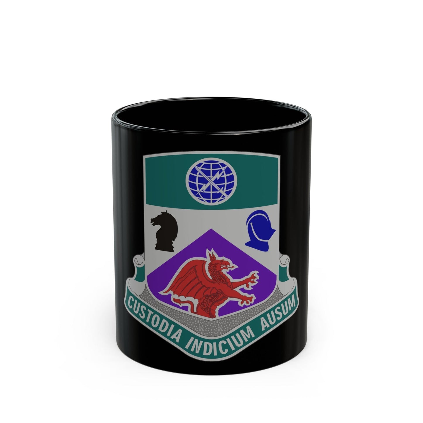 1 Information Operations Battalion 2 (U.S. Army) Black Coffee Mug-11oz-The Sticker Space