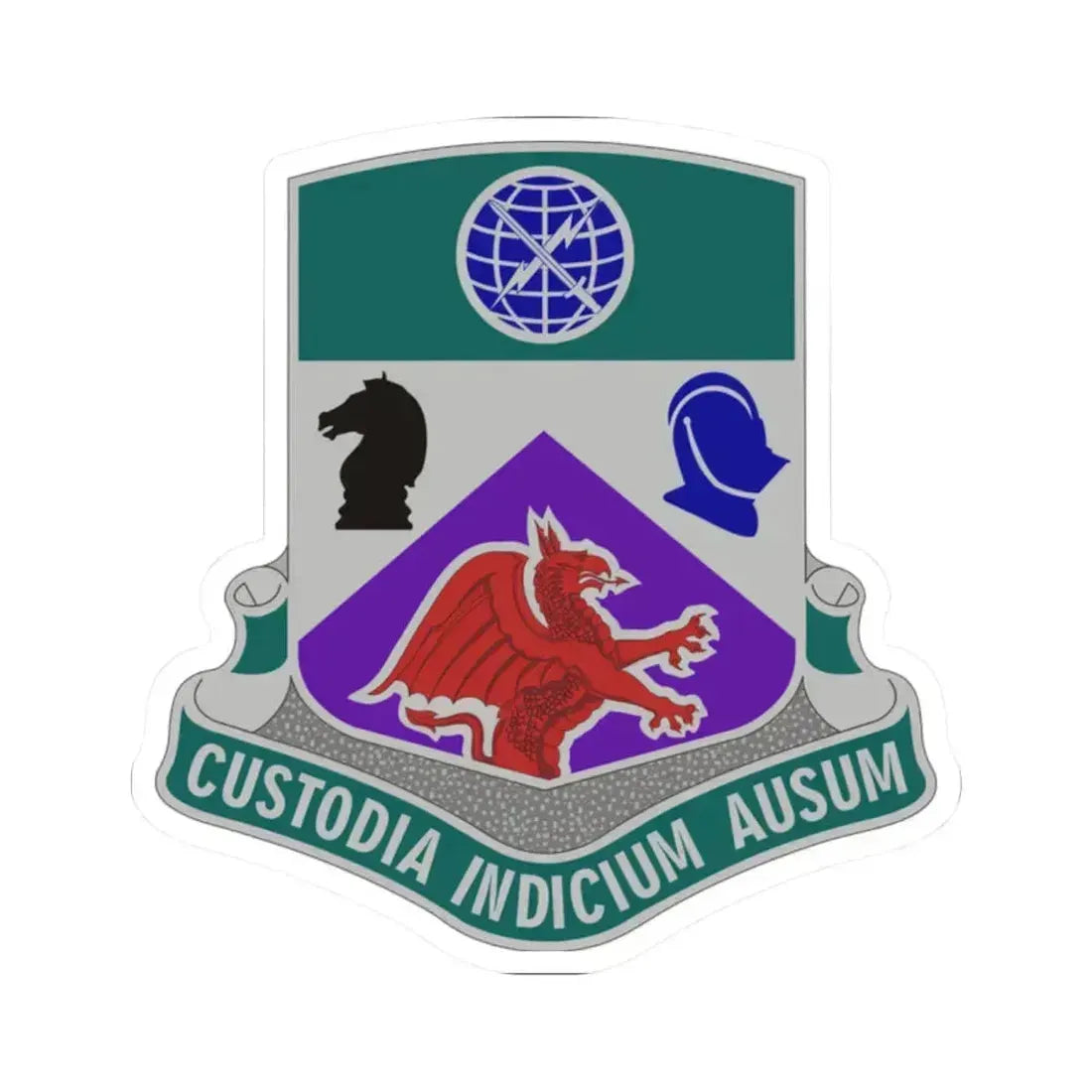 1 Information Operations Battalion 2 (U.S. Army) STICKER Vinyl Kiss-Cut Decal 2 Inch White - The Sticker Space