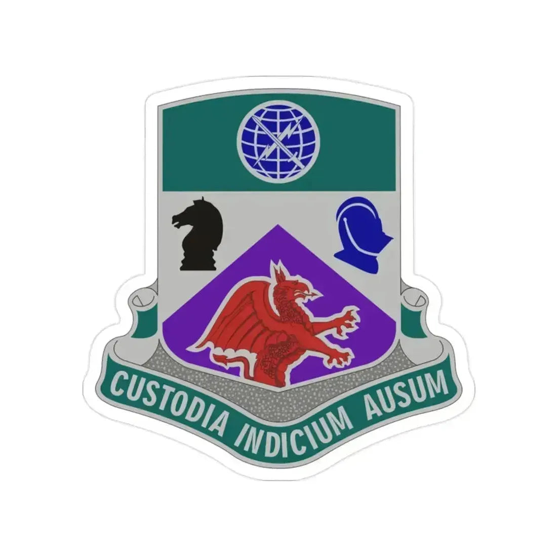 1 Information Operations Battalion 2 (U.S. Army) Transparent STICKER Die-Cut Vinyl Decal 2 Inch - The Sticker Space