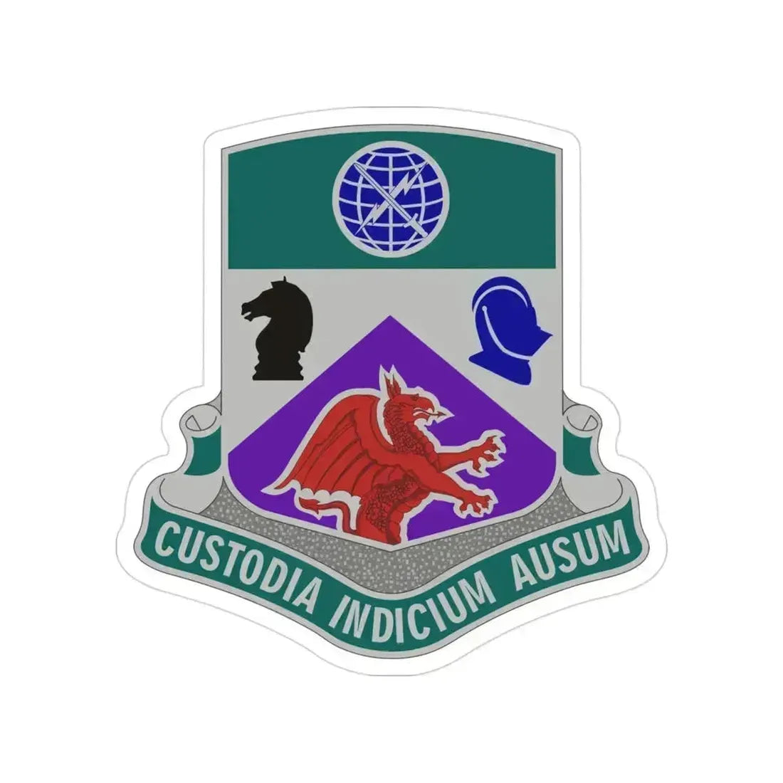 1 Information Operations Battalion 2 (U.S. Army) Transparent STICKER Die-Cut Vinyl Decal 3 Inch - The Sticker Space