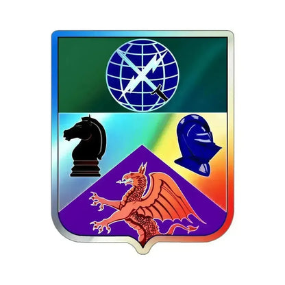 1 Information Operations Battalion 3 (U.S. Army) Holographic STICKER Die-Cut Vinyl Decal 4 Inch Holographic - The Sticker Space
