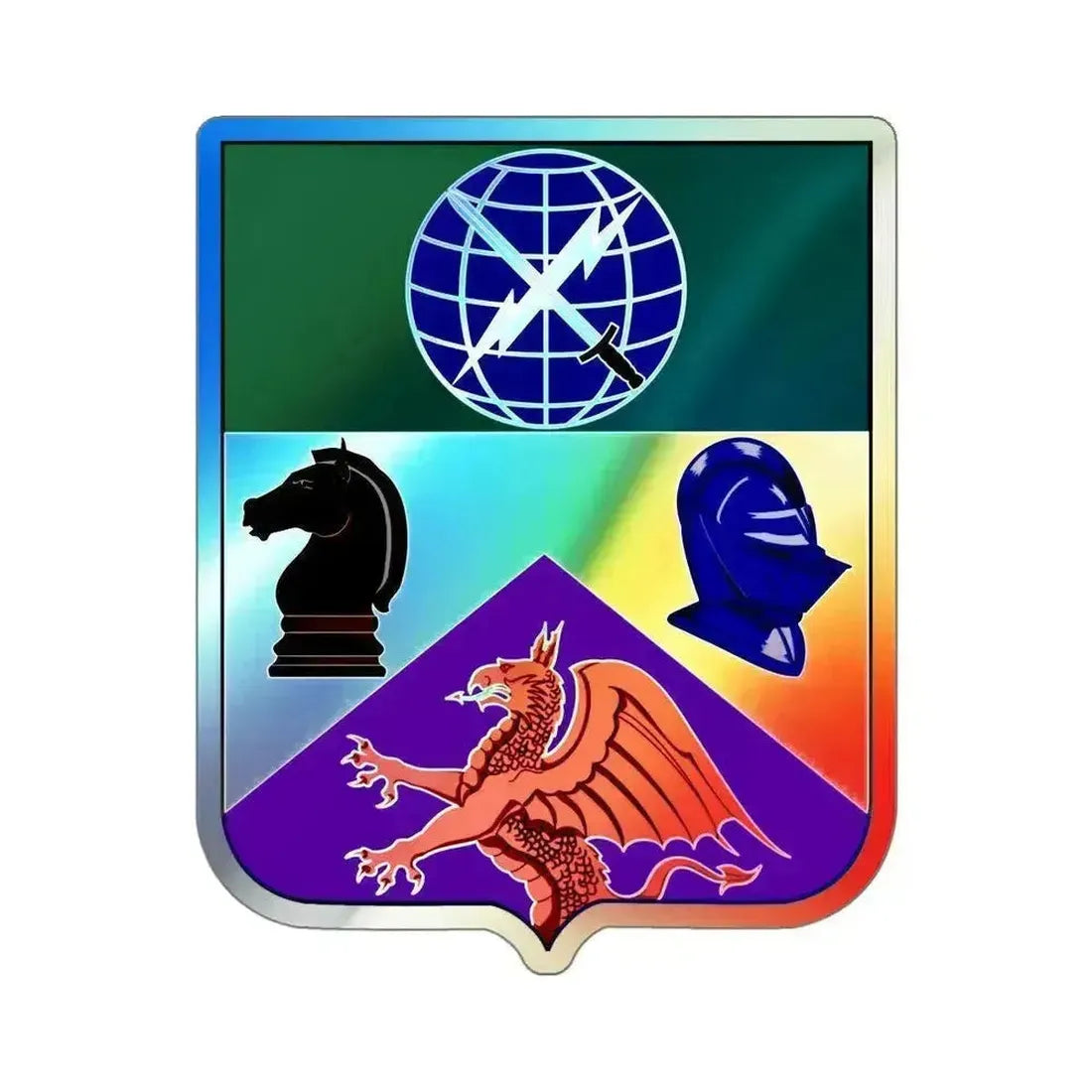 1 Information Operations Battalion 3 (U.S. Army) Holographic STICKER Die-Cut Vinyl Decal - The Sticker Space