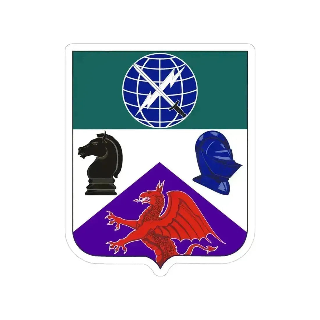 1 Information Operations Battalion 3 (U.S. Army) Transparent STICKER Die-Cut Vinyl Decal 3 Inch - The Sticker Space