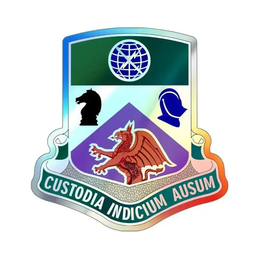 1 Information Operations Battalion (U.S. Army) Holographic STICKER Die-Cut Vinyl Decal 6 Inch Holographic - The Sticker Space