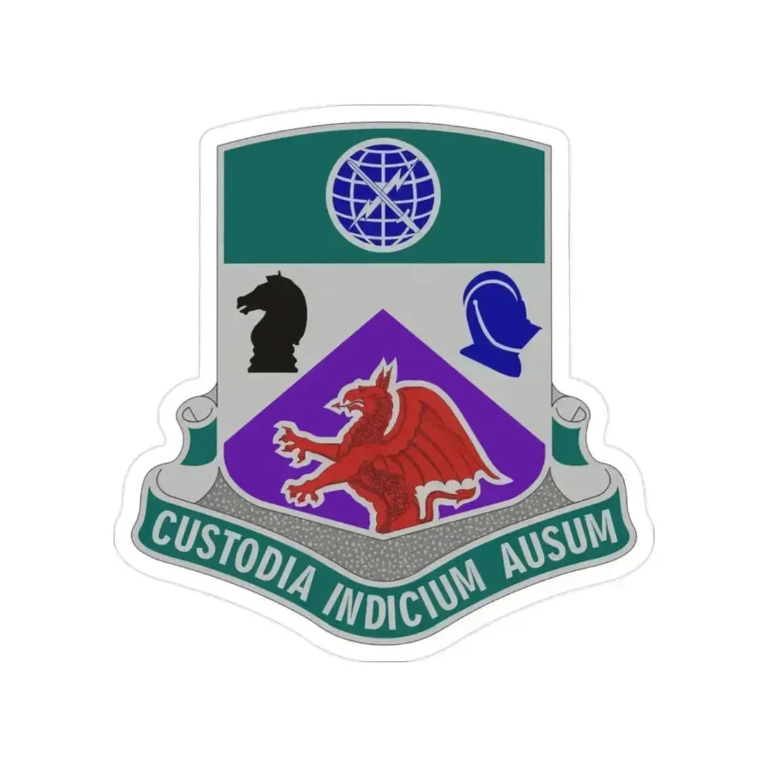 1 Information Operations Battalion (U.S. Army) Transparent STICKER Die-Cut Vinyl Decal 2 Inch - The Sticker Space