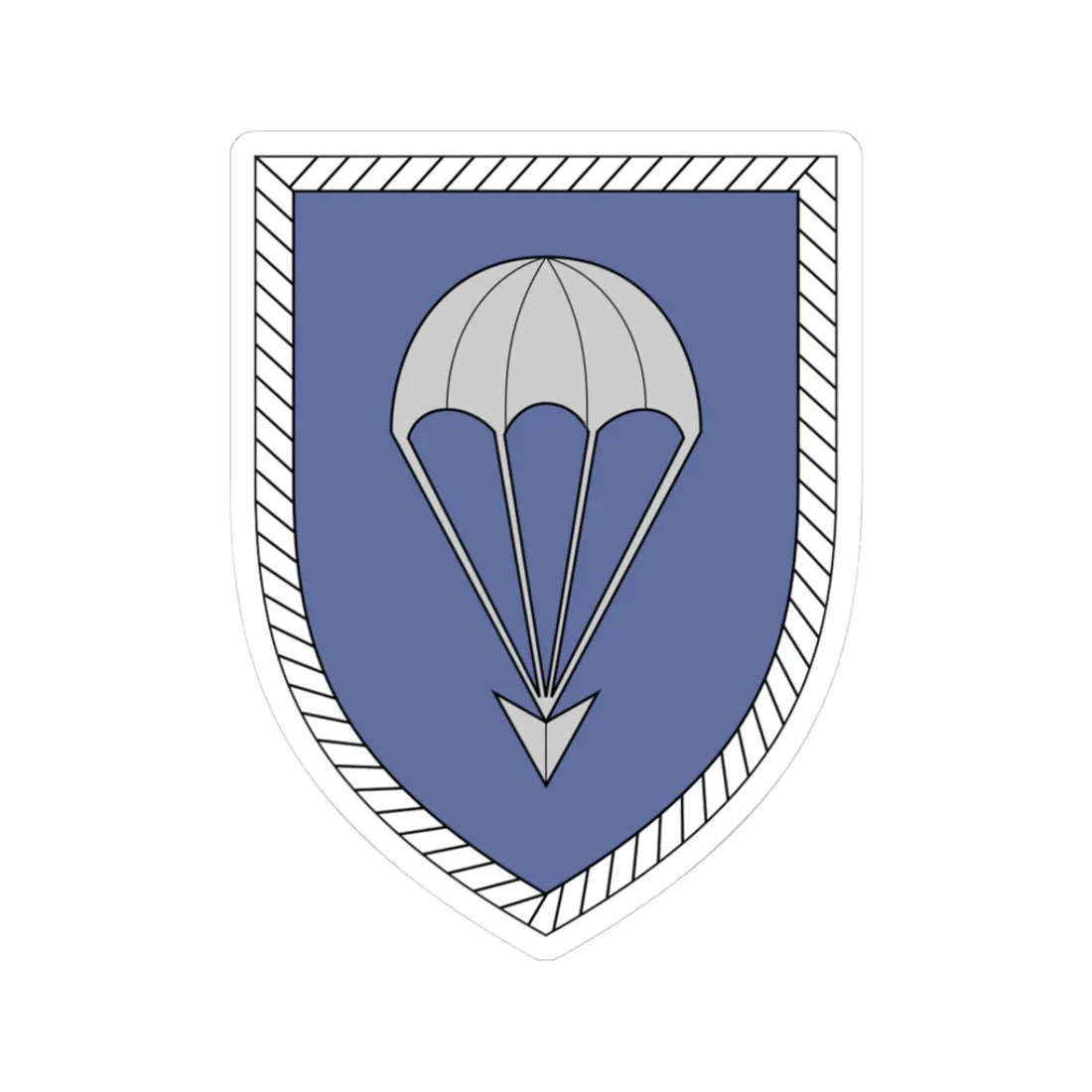 1. Luftlandedivision Bundeswehr (Germany) (Coat of Arms) STICKER Vinyl Kiss-Cut Decal 3 Inch White - The Sticker Space