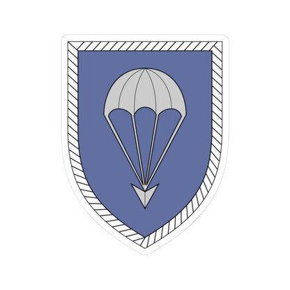 1. Luftlandedivision Bundeswehr (Germany) (Coat of Arms) STICKER Vinyl Kiss-Cut Decal 3 Inch White - The Sticker Space