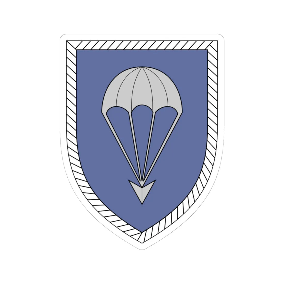 1. Luftlandedivision Bundeswehr (Germany) (Coat of Arms) STICKER Vinyl Kiss-Cut Decal 4 Inch White - The Sticker Space