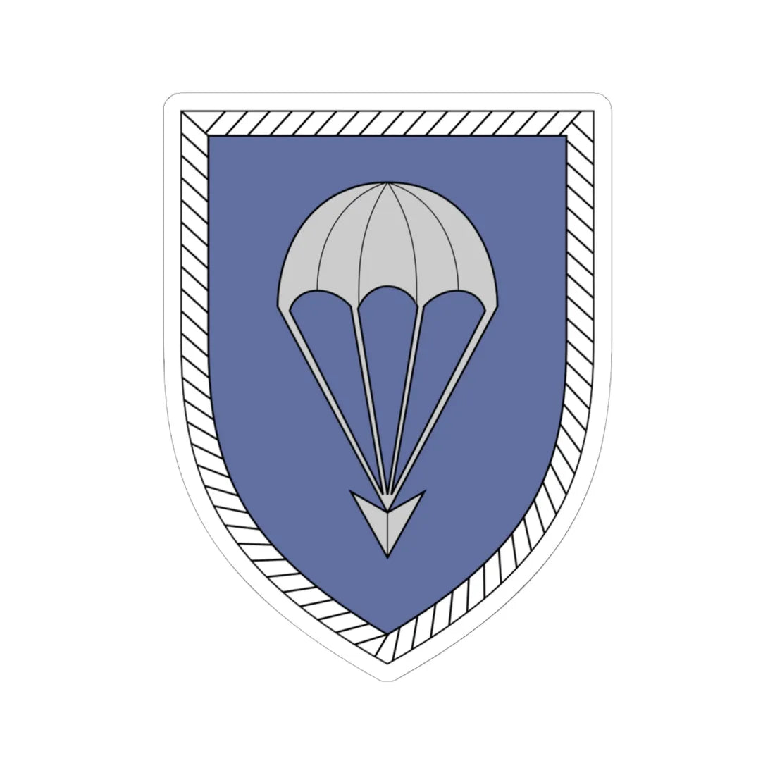 1. Luftlandedivision Bundeswehr (Germany) (Coat of Arms) STICKER Vinyl Kiss-Cut Decal 6 Inch White - The Sticker Space