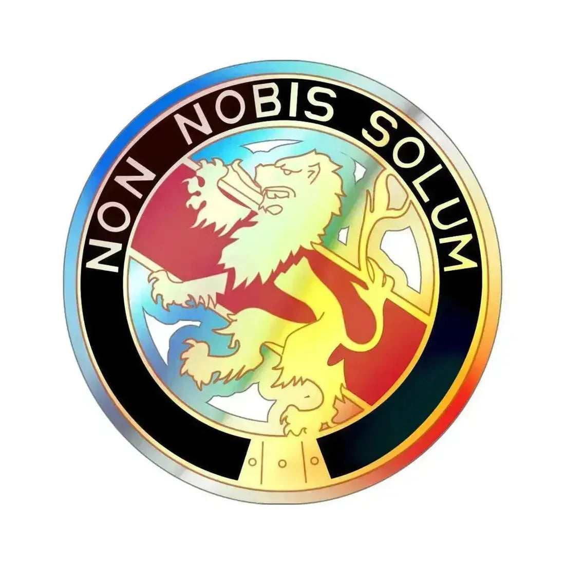 1 Maintenance Company (U.S. Army) Holographic STICKER Die-Cut Vinyl Decal 5 Inch Holographic - The Sticker Space