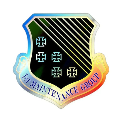 1 Maintenance Group ACC (U.S. Air Force) Holographic STICKER Die-Cut Vinyl Decal 2 Inch Holographic - The Sticker Space