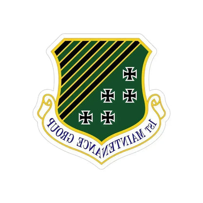 1 Maintenance Group ACC (U.S. Air Force) REVERSE PRINT Transparent Die-Cut STICKER - The Sticker Space