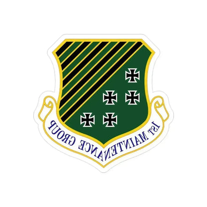 1 Maintenance Group ACC (U.S. Air Force) REVERSE PRINT Transparent Die-Cut STICKER - The Sticker Space