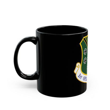 1 Operations Group ACC (U.S. Air Force) Black Coffee Mug-The Sticker Space