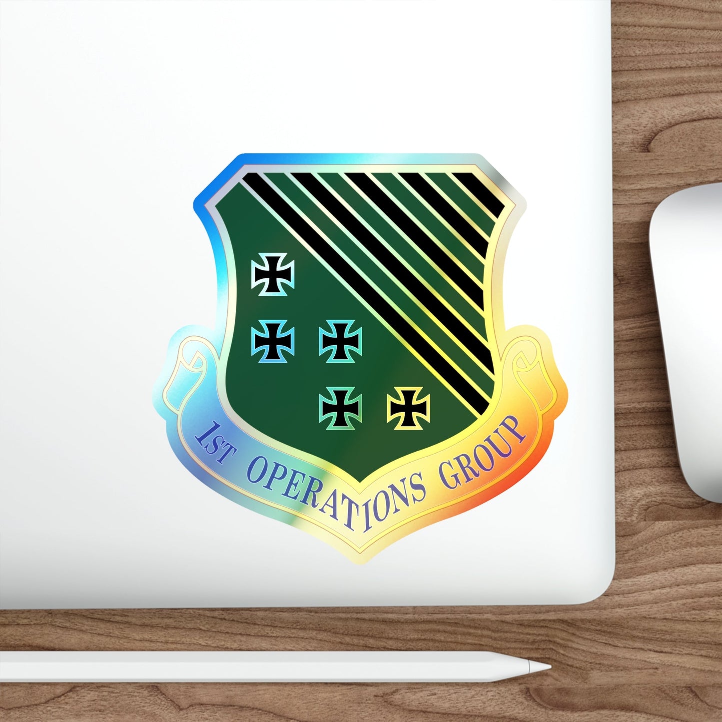 1 Operations Group ACC (U.S. Air Force) Holographic STICKER Die-Cut Vinyl Decal-The Sticker Space