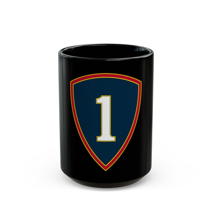 1 Personnel Command 3 (U.S. Army) Black Coffee Mug-15oz-The Sticker Space