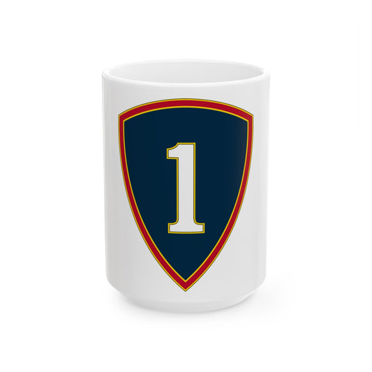 1 Personnel Command 3 (U.S. Army) White Coffee Mug-15oz-The Sticker Space