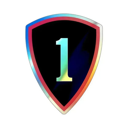 1 Personnel Command (U.S. Army) Holographic STICKER Die-Cut Vinyl Decal 4 Inch Holographic - The Sticker Space