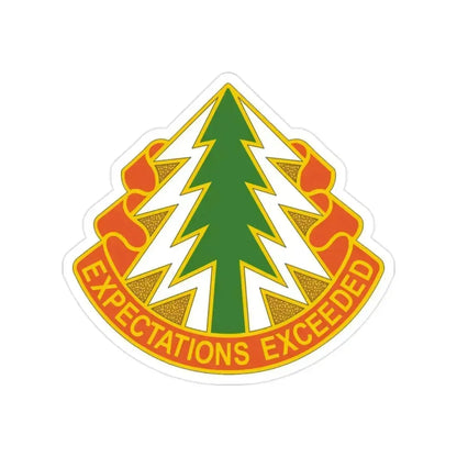 1 Signal Group (U.S. Army) Transparent STICKER Die-Cut Vinyl Decal 2 Inch - The Sticker Space