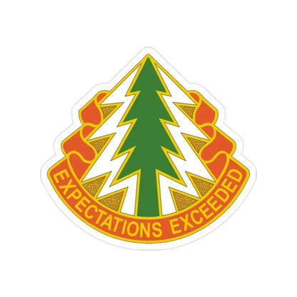 1 Signal Group (U.S. Army) Transparent STICKER Die-Cut Vinyl Decal 2 Inch - The Sticker Space