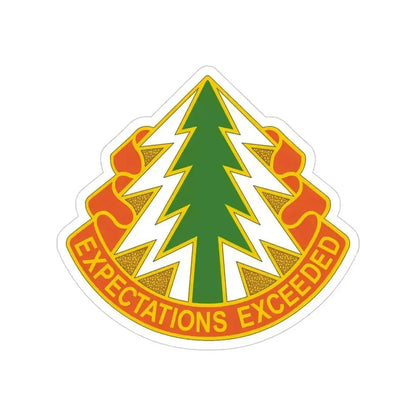 1 Signal Group (U.S. Army) Transparent STICKER Die-Cut Vinyl Decal 4 Inch - The Sticker Space