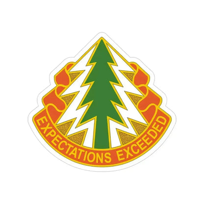 1 Signal Group (U.S. Army) Transparent STICKER Die-Cut Vinyl Decal 4 Inch - The Sticker Space