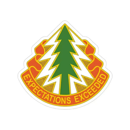 1 Signal Group (U.S. Army) Transparent STICKER Die-Cut Vinyl Decal 5 Inch - The Sticker Space