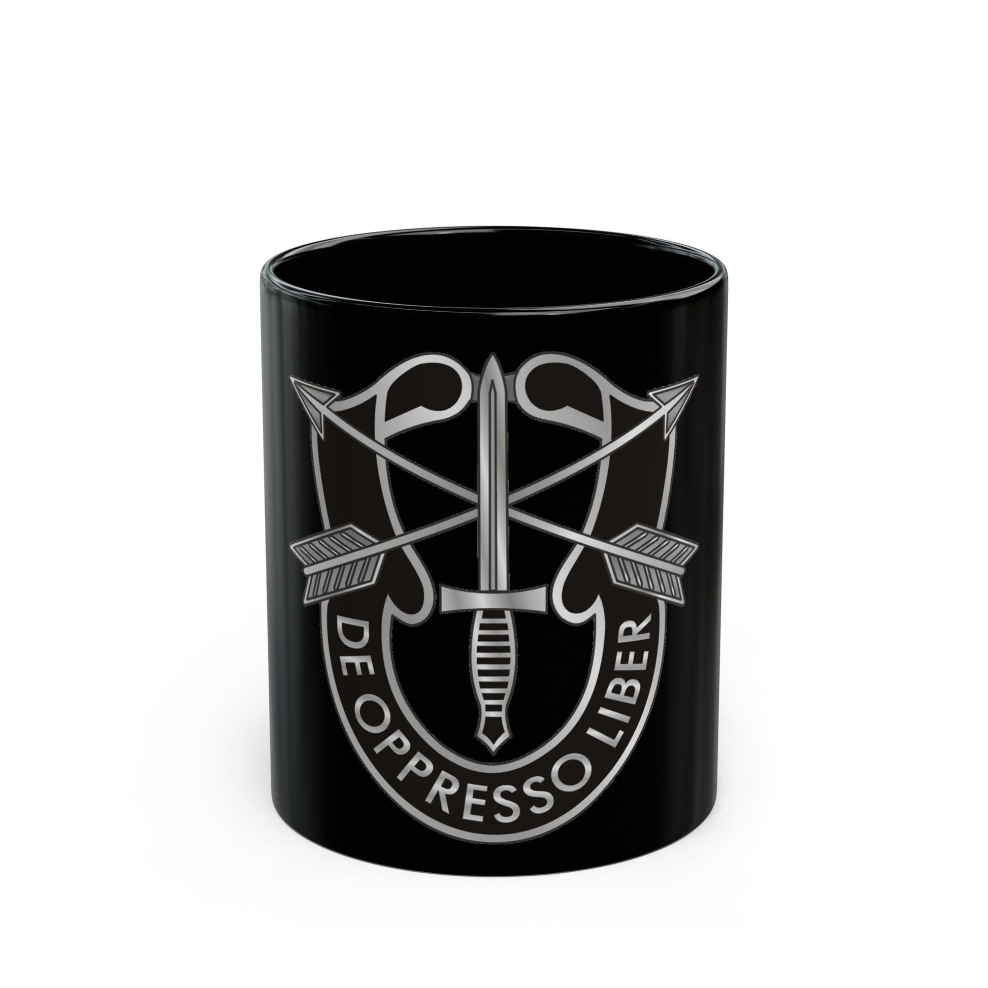 1 Special Forces (U.S. Army) Black Coffee Mug-11oz-The Sticker Space