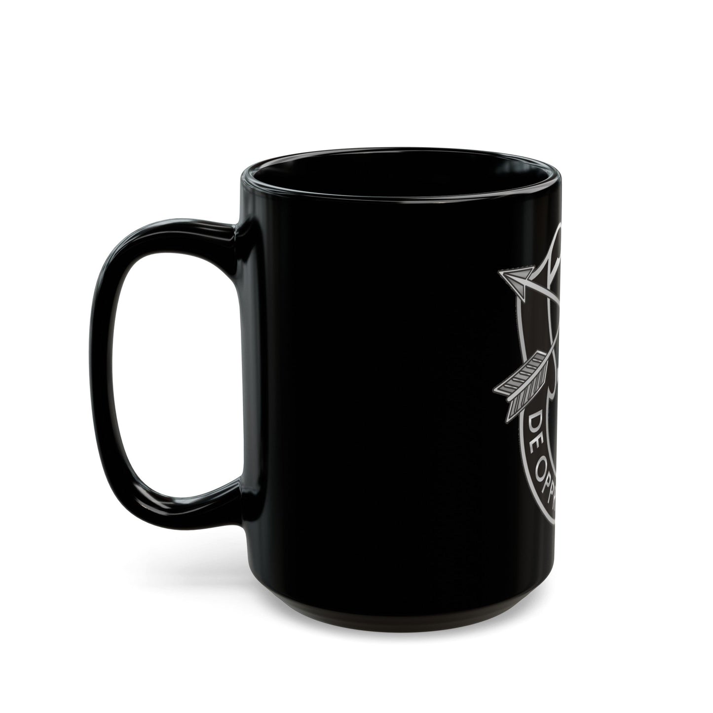 1 Special Forces (U.S. Army) Black Coffee Mug-The Sticker Space