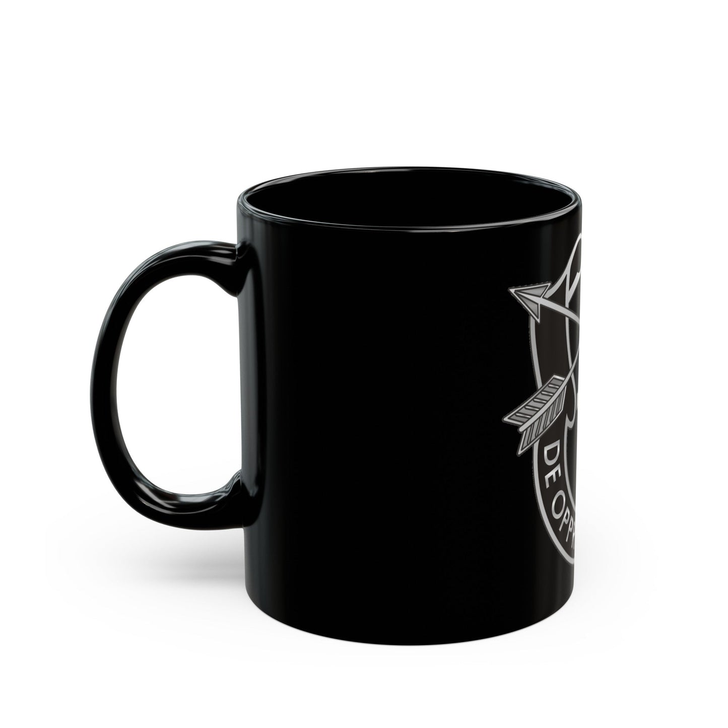 1 Special Forces (U.S. Army) Black Coffee Mug-The Sticker Space