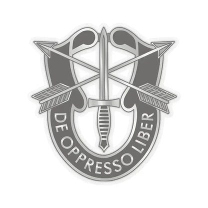 1 Special Forces (U.S. Army) STICKER Vinyl Kiss-Cut Decal 2 Inch Transparent - The Sticker Space