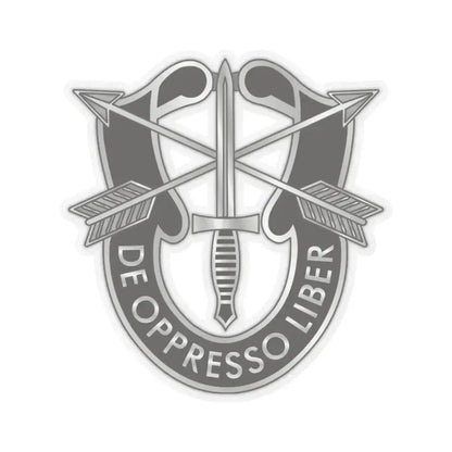 1 Special Forces (U.S. Army) STICKER Vinyl Kiss-Cut Decal 3 Inch Transparent - The Sticker Space