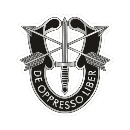 1 Special Forces (U.S. Army) STICKER Vinyl Kiss-Cut Decal 3 Inch White - The Sticker Space