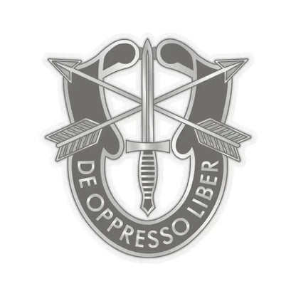 1 Special Forces (U.S. Army) STICKER Vinyl Kiss-Cut Decal 4 Inch Transparent - The Sticker Space