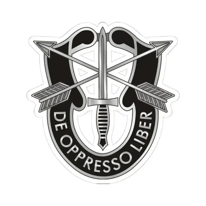 1 Special Forces (U.S. Army) STICKER Vinyl Kiss-Cut Decal 4 Inch White - The Sticker Space