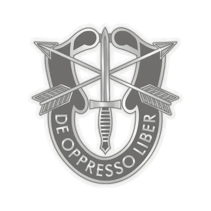 1 Special Forces (U.S. Army) STICKER Vinyl Kiss-Cut Decal 6 Inch Transparent - The Sticker Space
