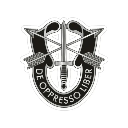 1 Special Forces (U.S. Army) Transparent STICKER Die-Cut Vinyl Decal 3 Inch - The Sticker Space