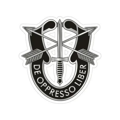 1 Special Forces (U.S. Army) Transparent STICKER Die-Cut Vinyl Decal 4 Inch - The Sticker Space