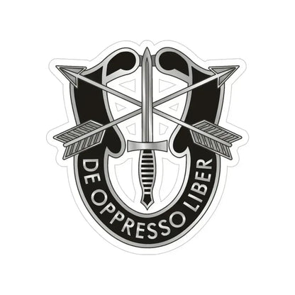 1 Special Forces (U.S. Army) Transparent STICKER Die-Cut Vinyl Decal 5 Inch - The Sticker Space