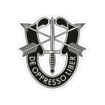 1 Special Forces (U.S. Army) Transparent STICKER Die-Cut Vinyl Decal 6 Inch - The Sticker Space