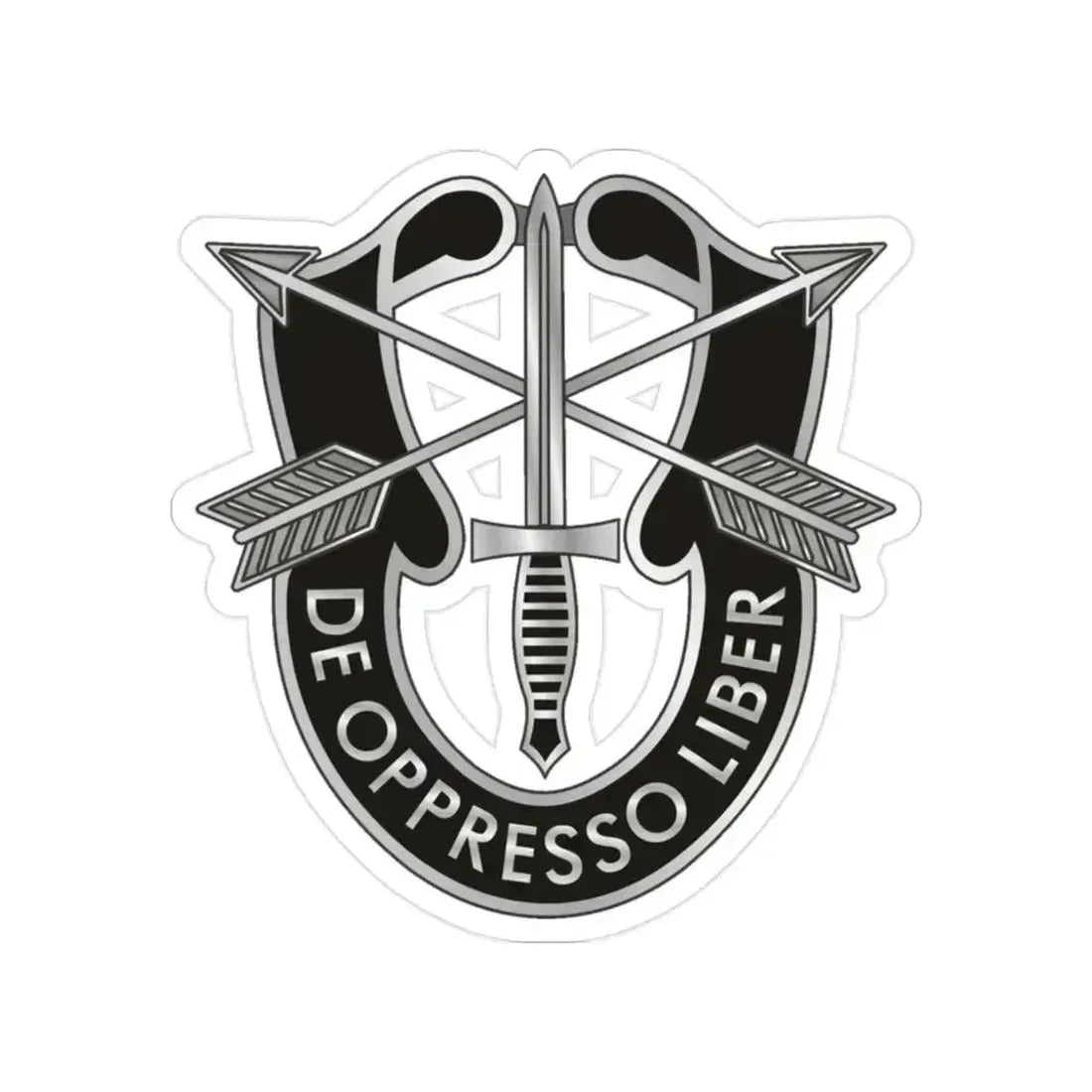 1 Special Forces (U.S. Army) Transparent STICKER Die-Cut Vinyl Decal - The Sticker Space