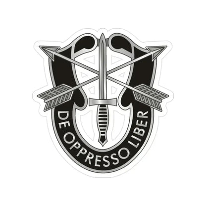 1 Special Forces (U.S. Army) Transparent STICKER Die-Cut Vinyl Decal - The Sticker Space
