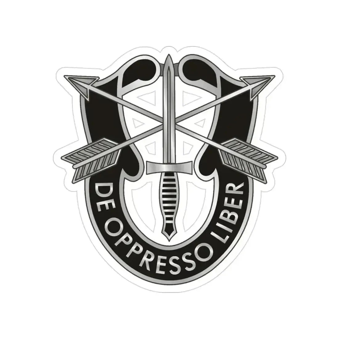 1 Special Forces (U.S. Army) Transparent STICKER Die-Cut Vinyl Decal - The Sticker Space