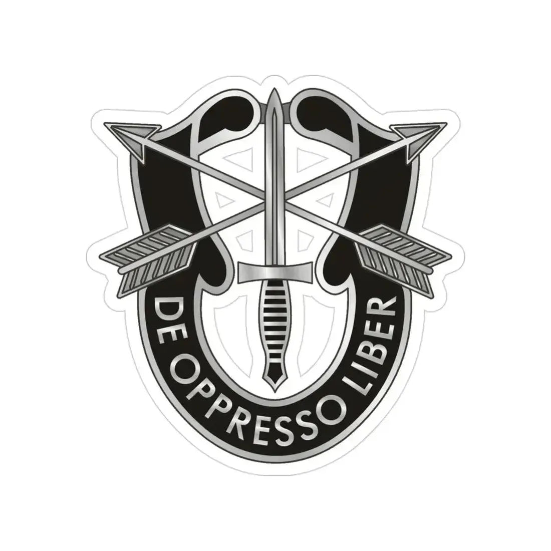 1 Special Forces (U.S. Army) Transparent STICKER Die-Cut Vinyl Decal - The Sticker Space