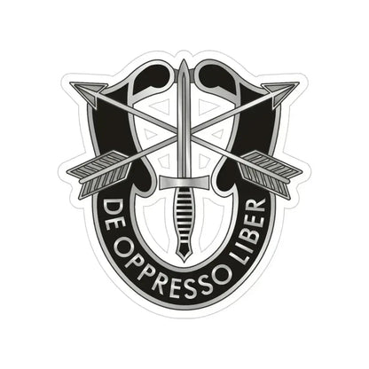 1 Special Forces (U.S. Army) Transparent STICKER Die-Cut Vinyl Decal - The Sticker Space