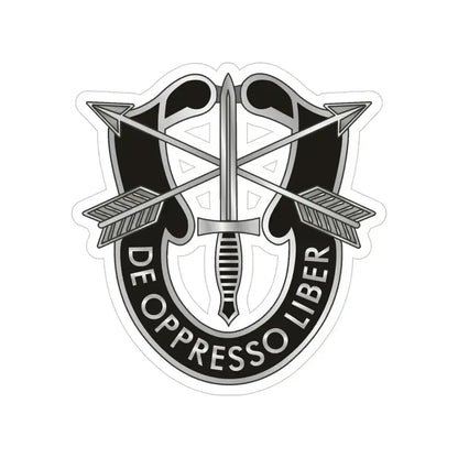 1 Special Forces (U.S. Army) Transparent STICKER Die-Cut Vinyl Decal - The Sticker Space